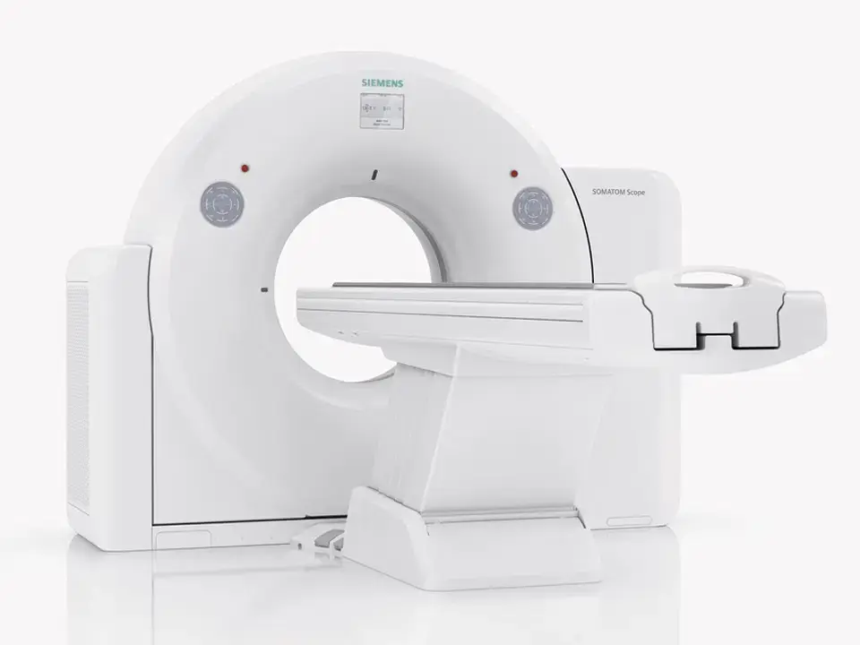 Siemens Somatom Scope CT scanner, manufacturer product image